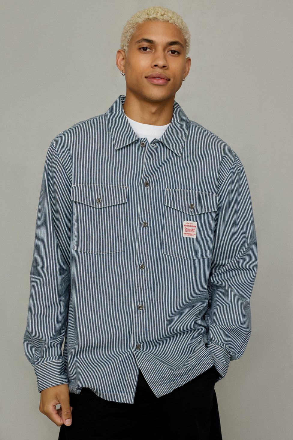 Levi’s® Worker Long Sleeve Shirt - Washington Stripe