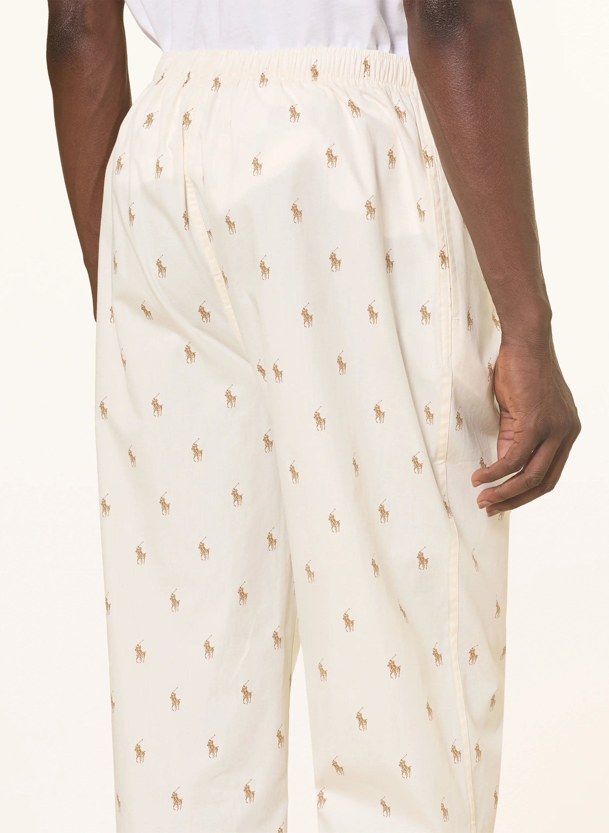 POLO RALPH LAUREN Schlafhose – CREME / BEIGE