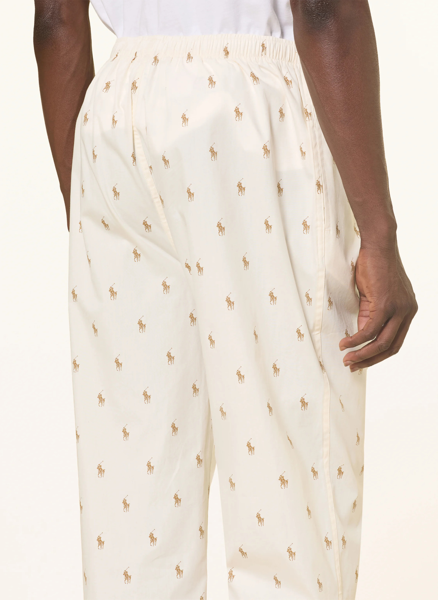 POLO RALPH LAUREN Schlafhose – CREME / BEIGE