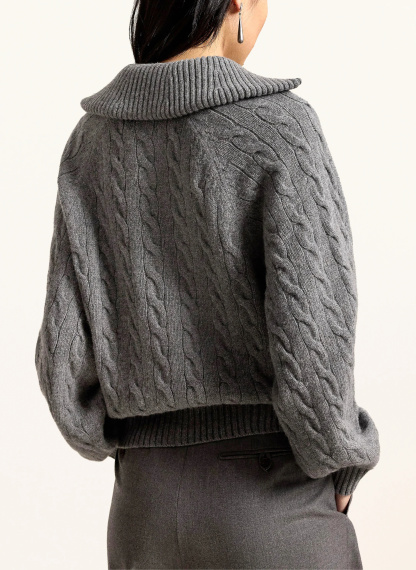 POLO RALPH LAUREN Strickjacke – GRAU