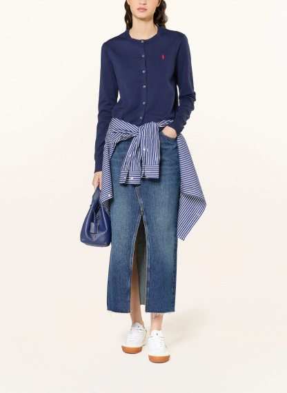 POLO RALPH LAUREN Strickjacke – DUNKELBLAU