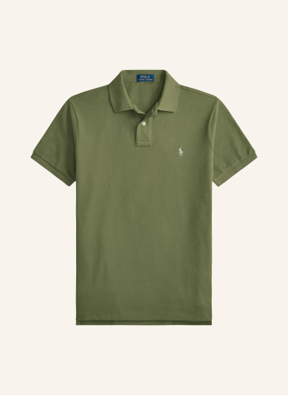 POLO RALPH LAUREN Piqué-Poloshirt Custom Slim Fit – KHAKI / CREME