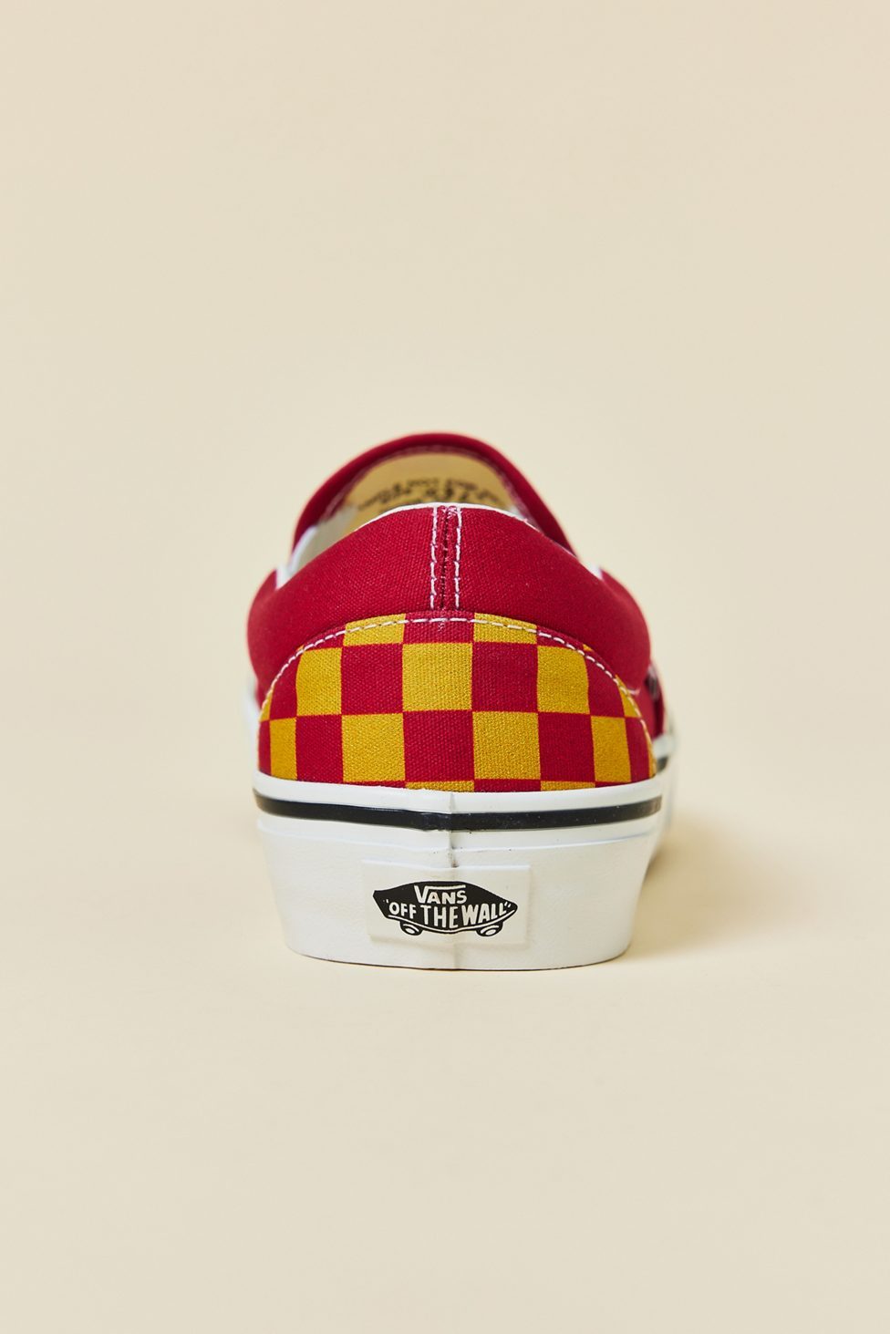 Vans Classic Checkerboard Slip-On Sneakers - Red