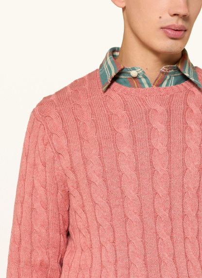 POLO RALPH LAUREN Pullover – HELLROT / DUNKELBLAU