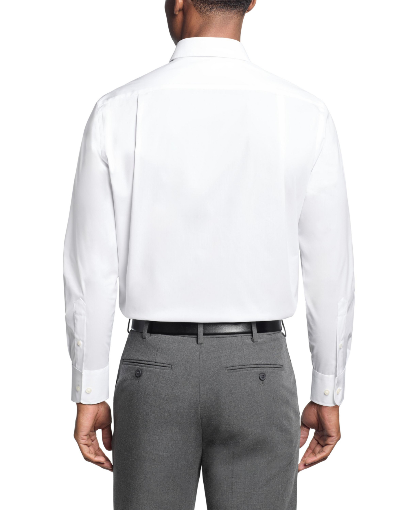 Tommy Hilfiger Men's Regular Fit Wrinkle Resistant Stretch Dress Shirt - White