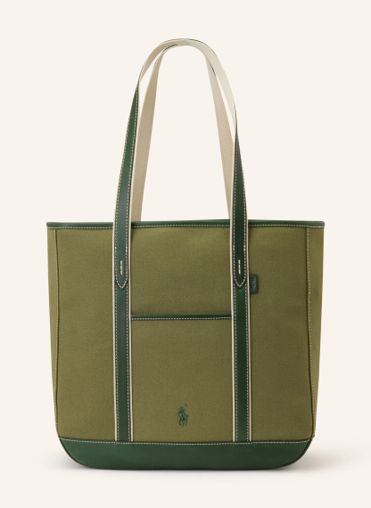 POLO RALPH LAUREN Shopper – HELLGRÜN / DUNKELGRÜN