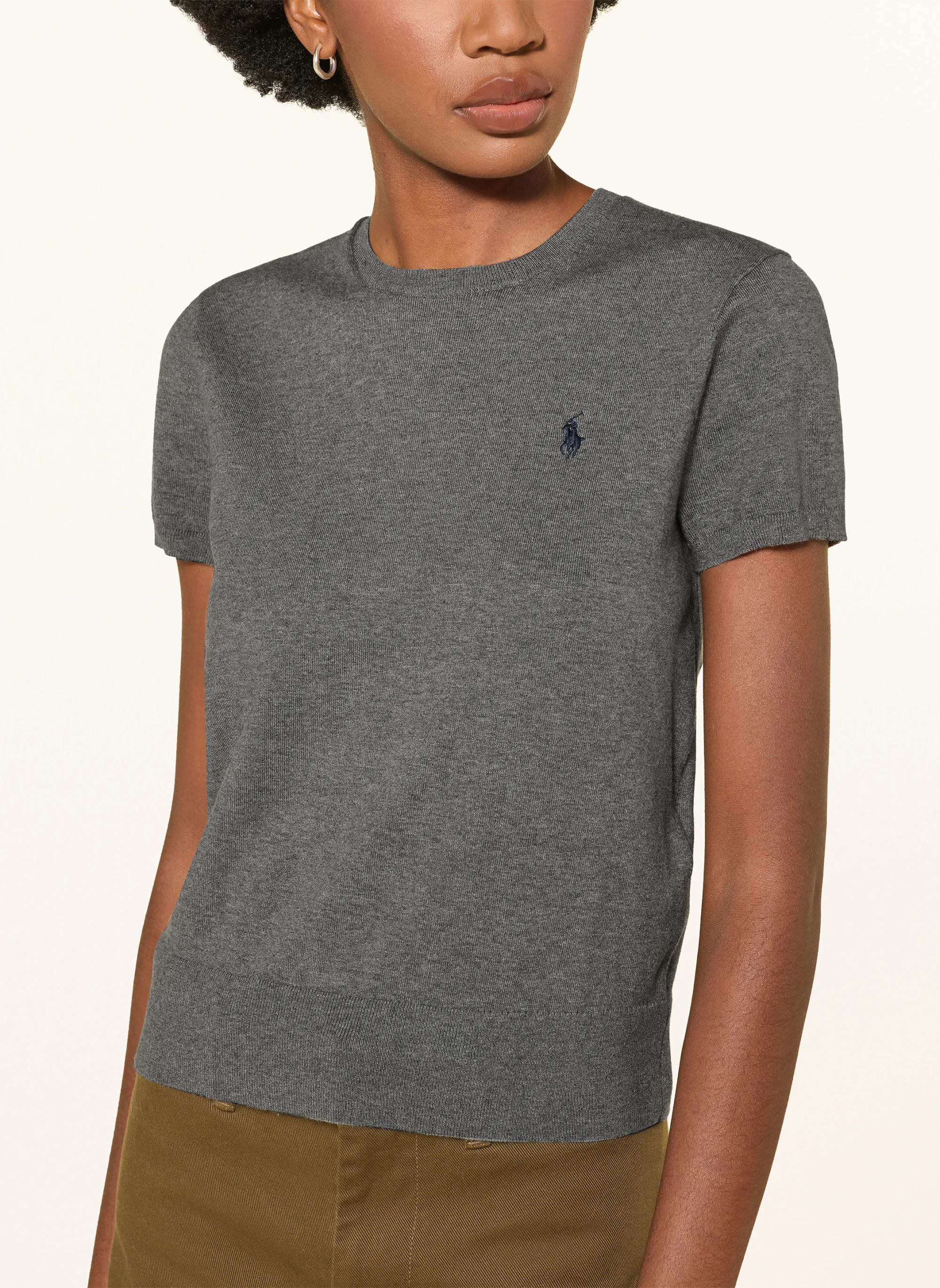 POLO RALPH LAUREN Strickshirt – DUNKELGRAU
