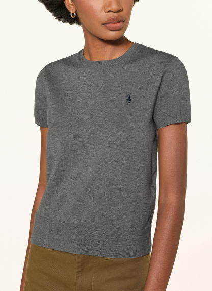 POLO RALPH LAUREN Strickshirt – DUNKELGRAU