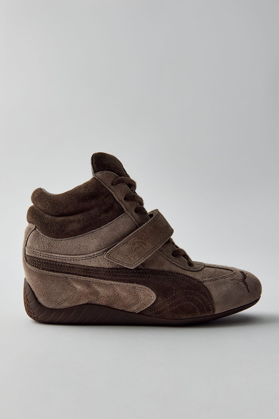 Puma Women's Speedcat Wedge Sneakers - Totally Taupe-Chocolate