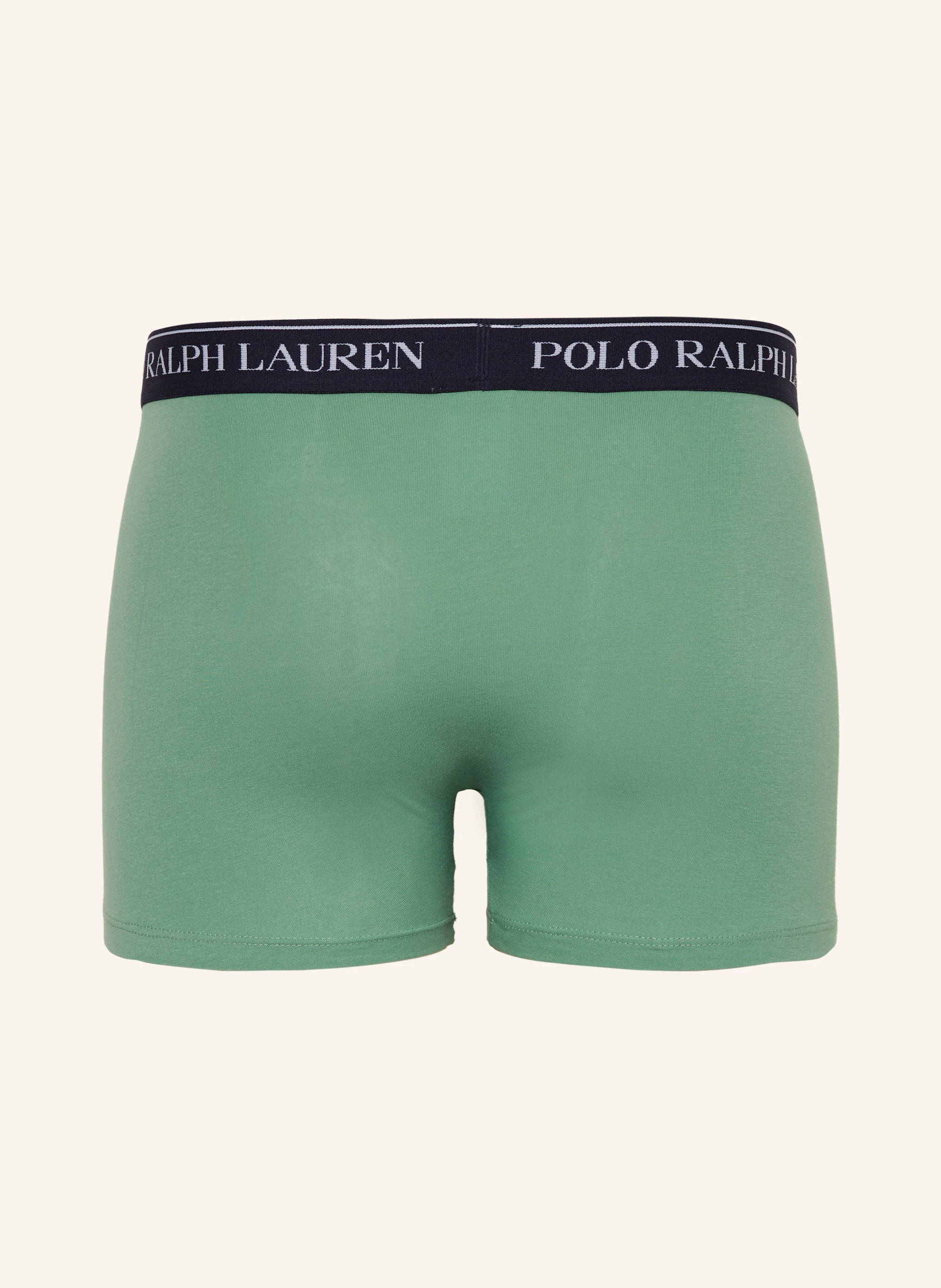POLO RALPH LAUREN 3er-Pack Boxershorts – DUNKELBLAU / GRÜN / HELLBLAU