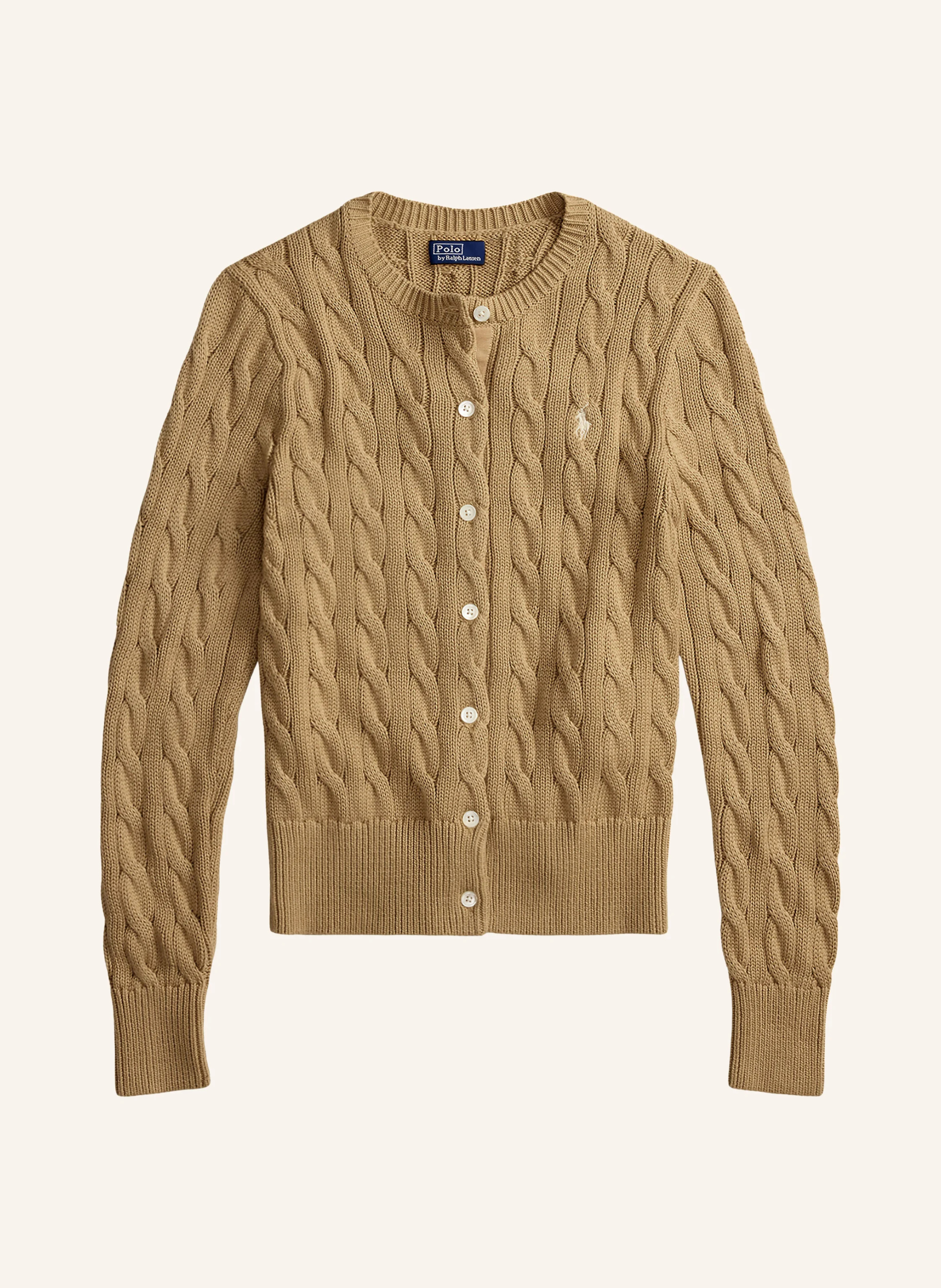 POLO RALPH LAUREN Strickjacke – CAMEL