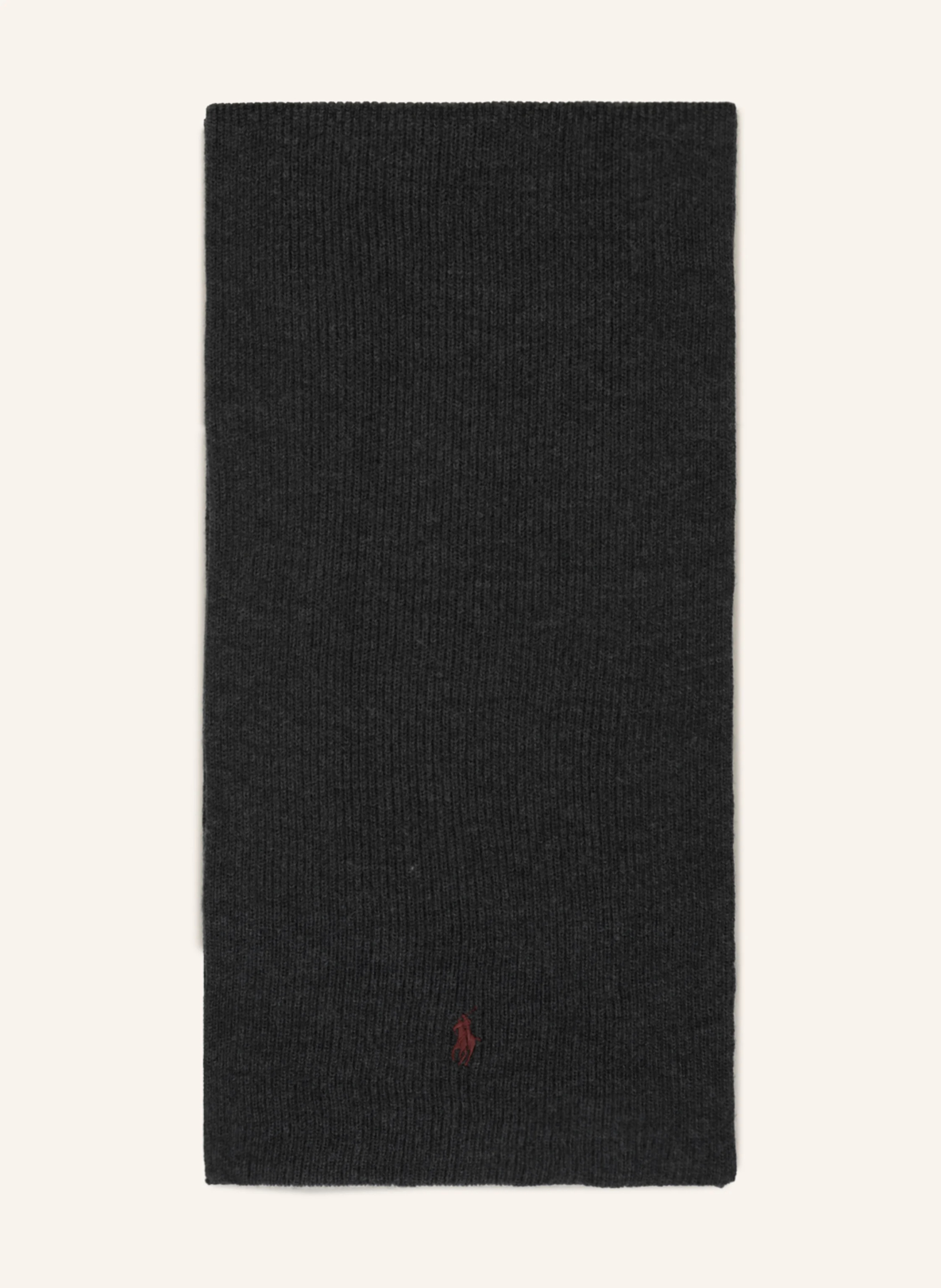 POLO RALPH LAUREN Schal aus Merinowolle – DUNKELGRAU