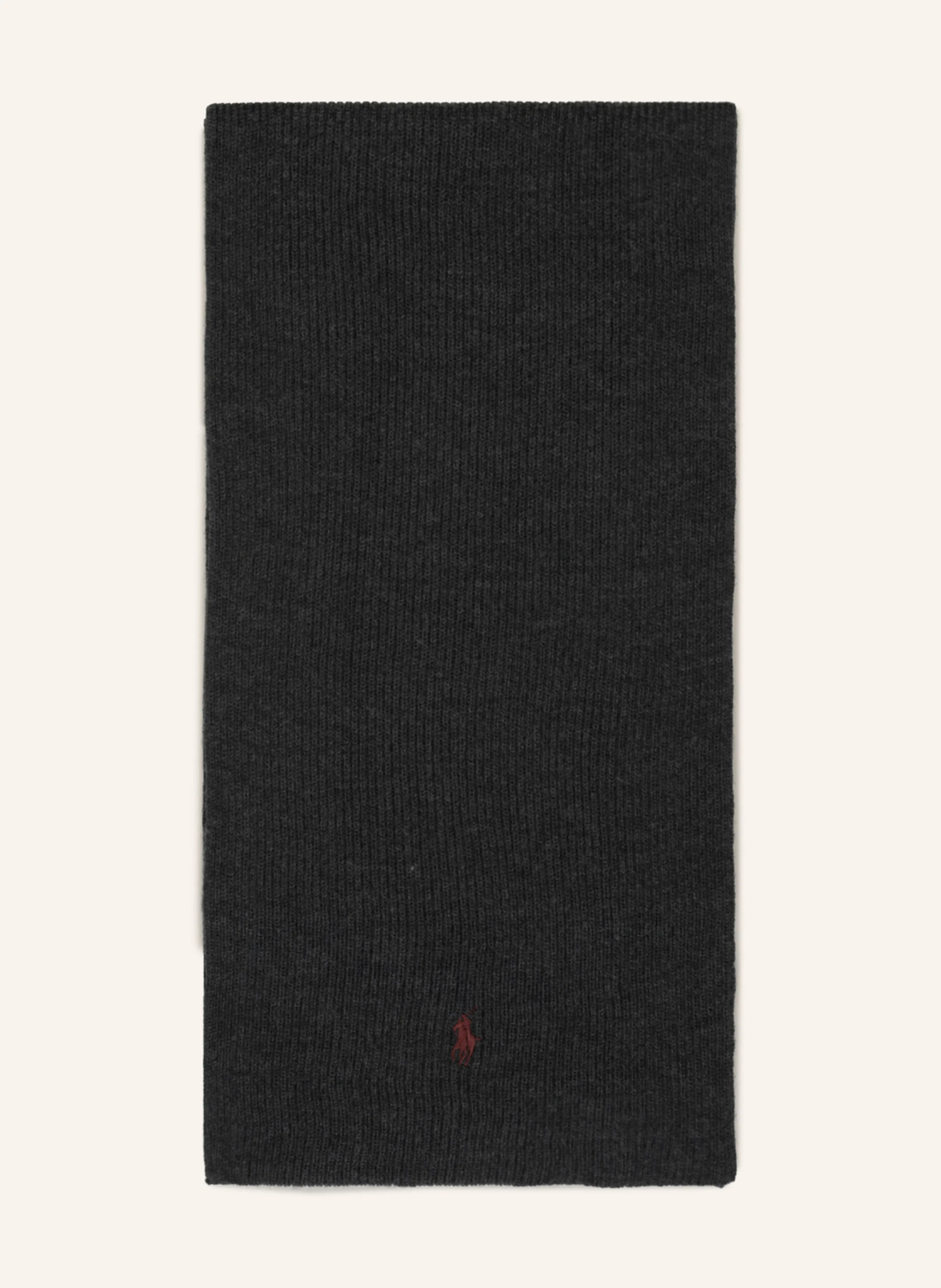 POLO RALPH LAUREN Schal aus Merinowolle – DUNKELGRAU