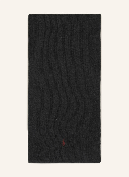 POLO RALPH LAUREN Schal aus Merinowolle – DUNKELGRAU