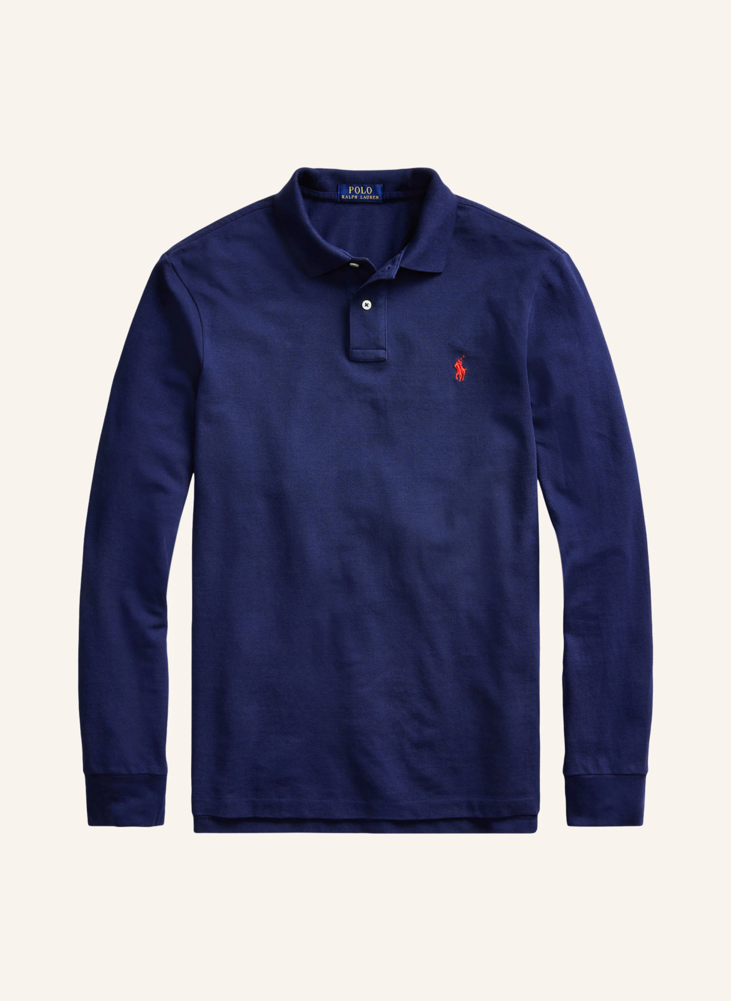 POLO RALPH LAUREN Piqué-Poloshirt Custom Slim Fit – BLAU (2)