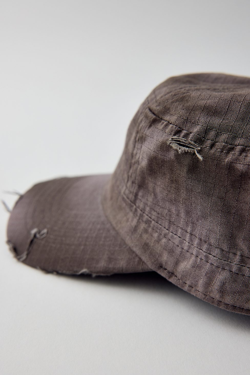 Canvas Vintage Wash Cadet Hat - Black