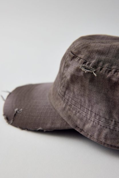 Canvas Vintage Wash Cadet Hat - Black