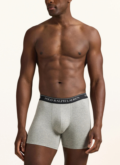 POLO RALPH LAUREN 3er-Pack Boxershorts – SCHWARZ / WEISS / GRAU