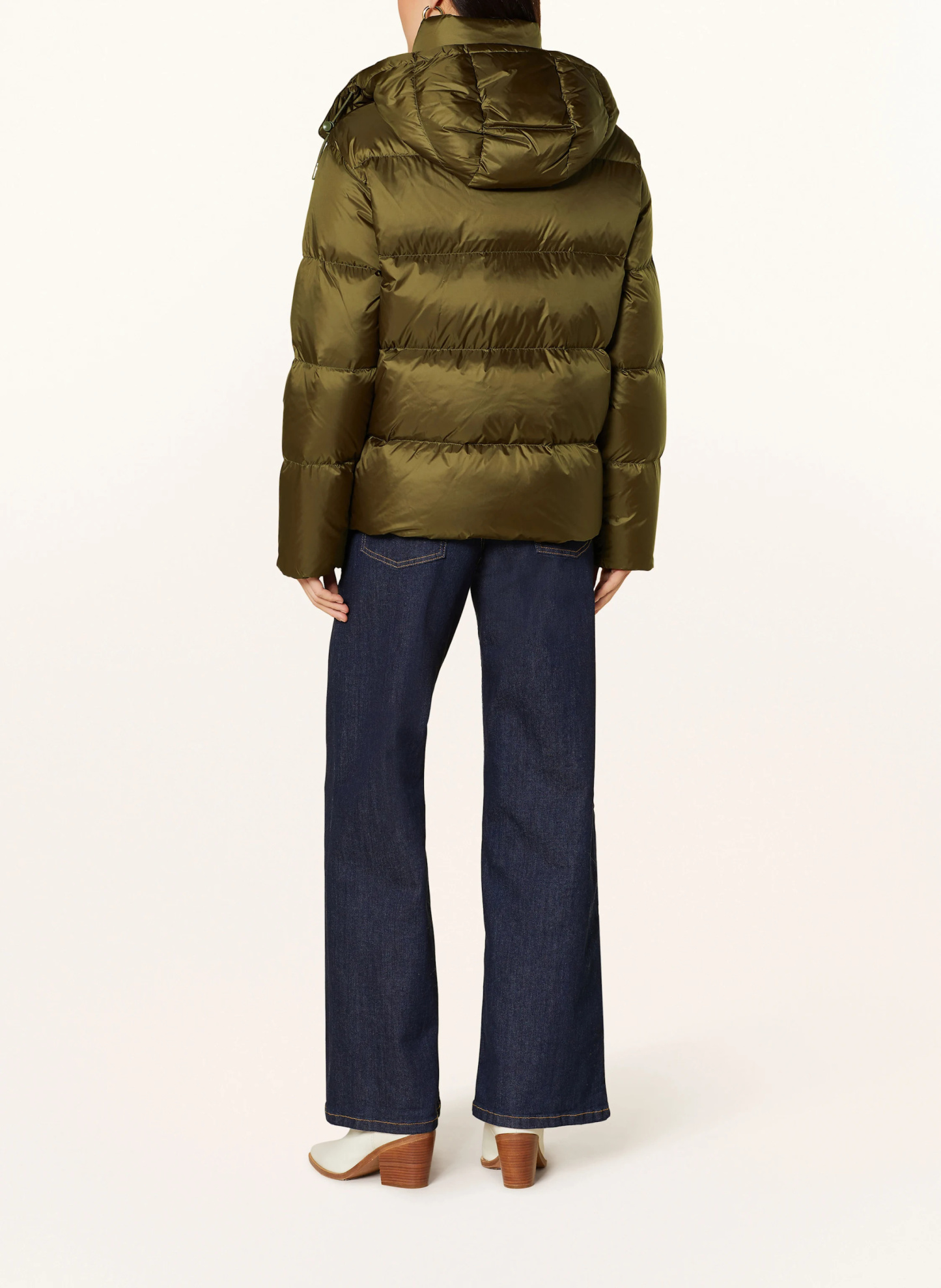 POLO RALPH LAUREN Daunenjacke mit abnehmbarer Kapuze – OLIV