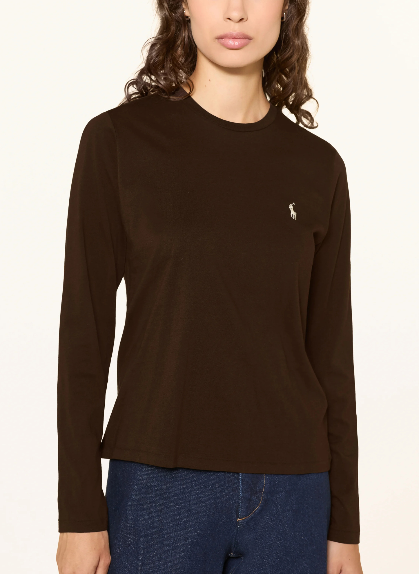 POLO RALPH LAUREN Longsleeve – DUNKELBRAUN