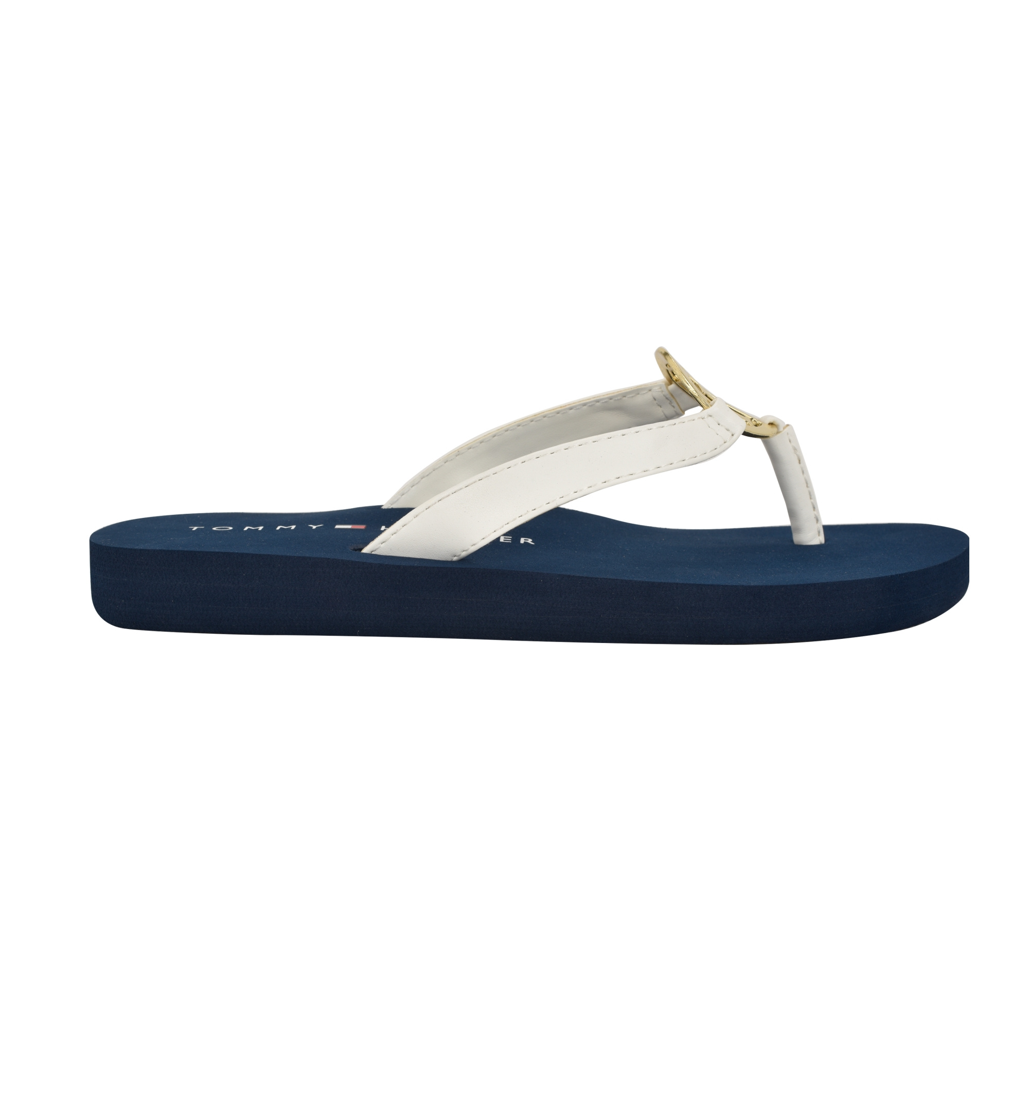 Tommy Hilfiger Women's Crelina Logo Flip Flop Sandals - White