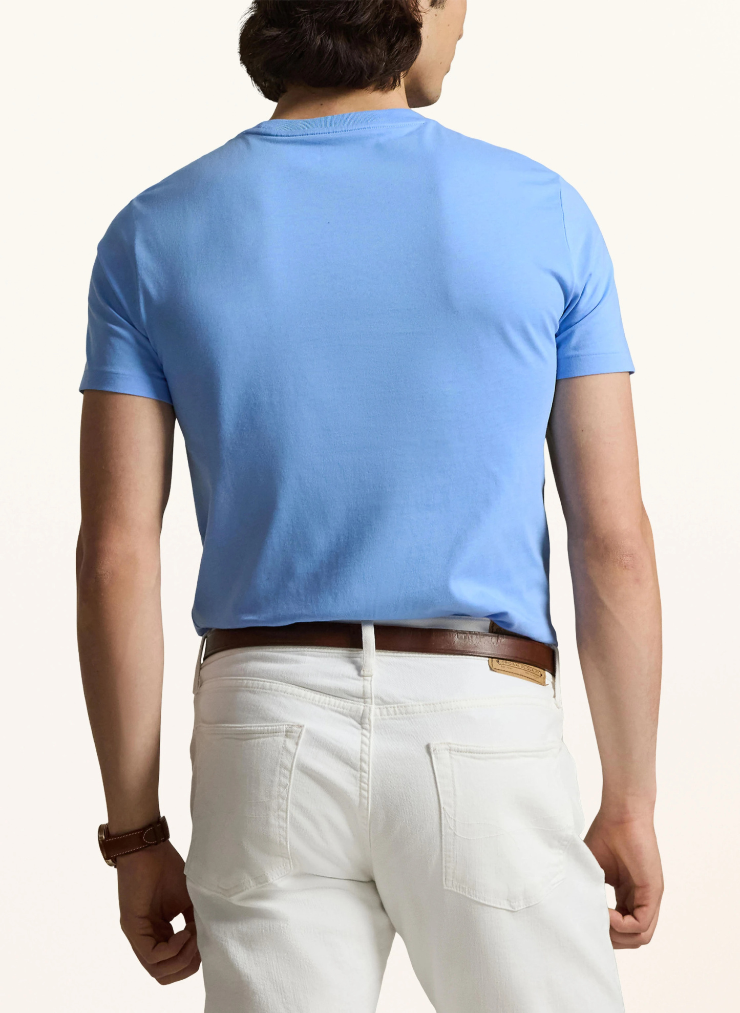 POLO RALPH LAUREN T-Shirt – HELLBLAU / CREME