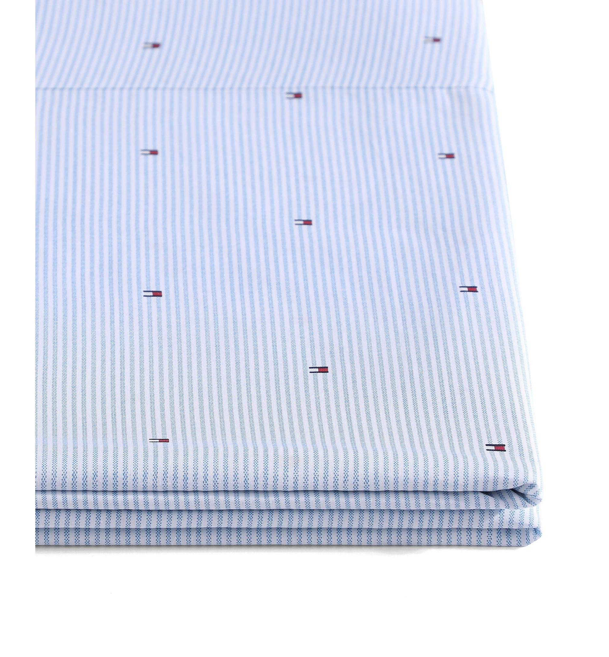 Tommy Hilfiger Printed 200-Thread Count Cotton Percale Sheet Set - Ithaca Stripe