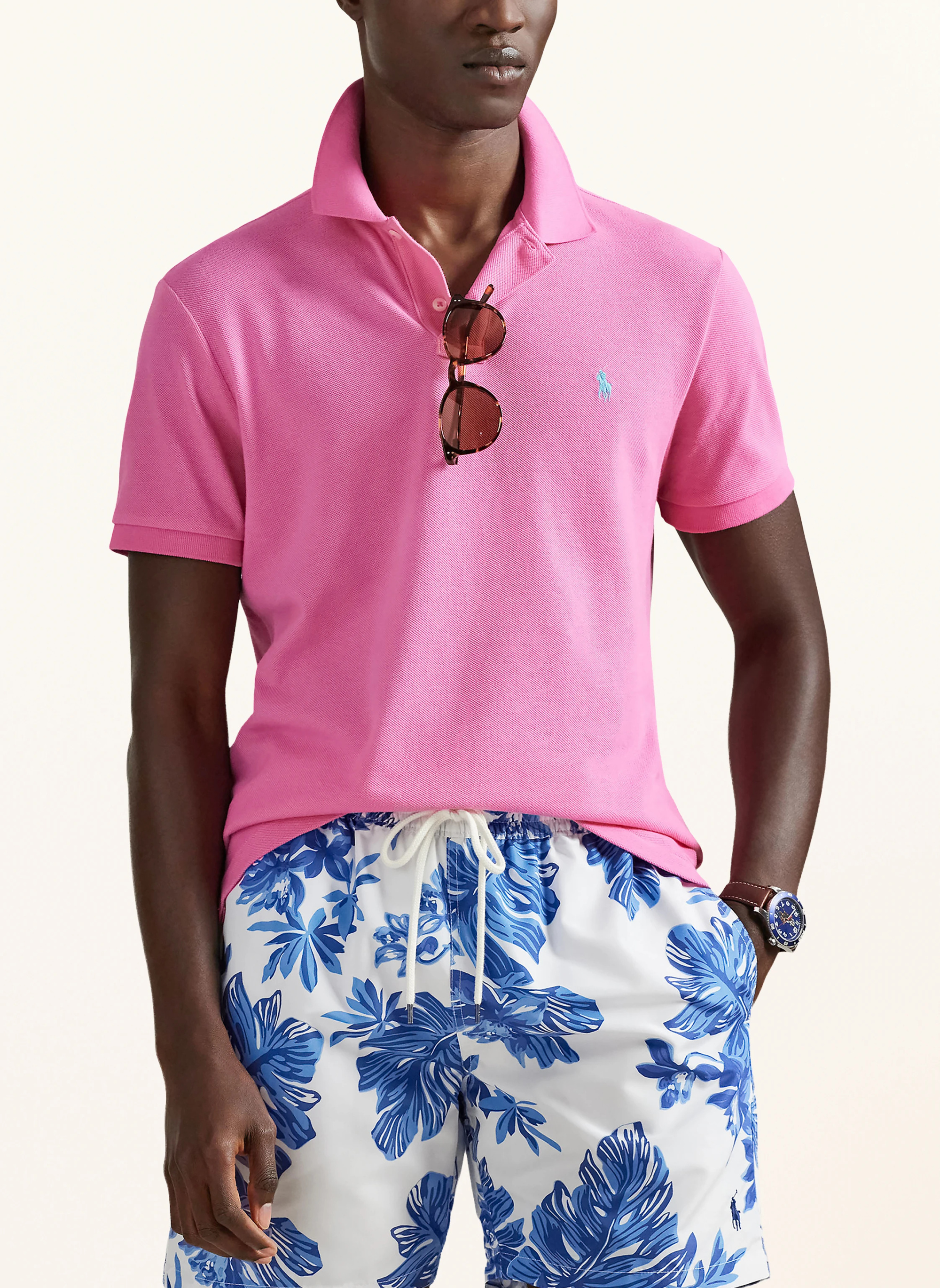 POLO RALPH LAUREN Piqué-Poloshirt Custom Slim Fit – PINK (2)