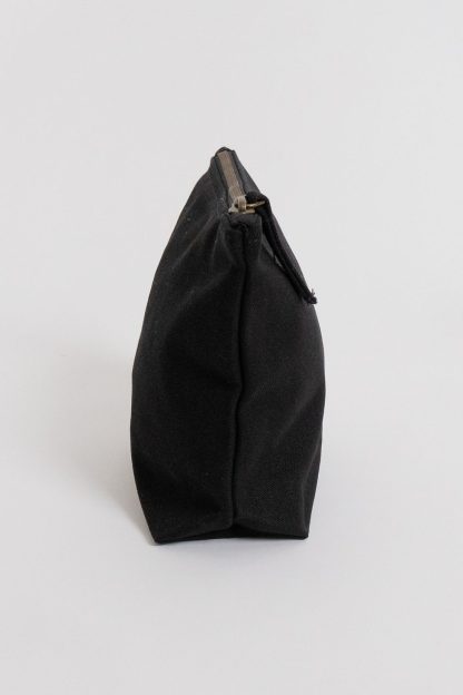 Terra Thread Organic Cotton Canvas Zippered Pouch - Black