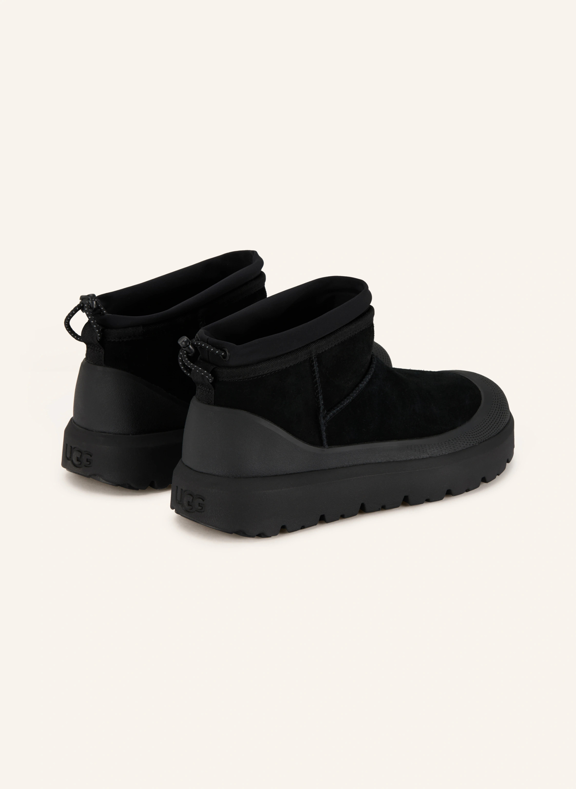 UGG Plateau-Boots CLASSIC ULTRA MINI WEATHER HYBRID – SCHWARZ