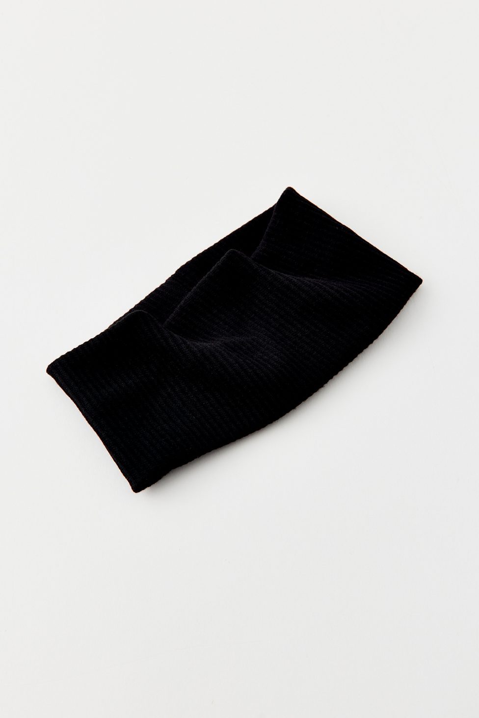 Ribbed Soft Headband - Black