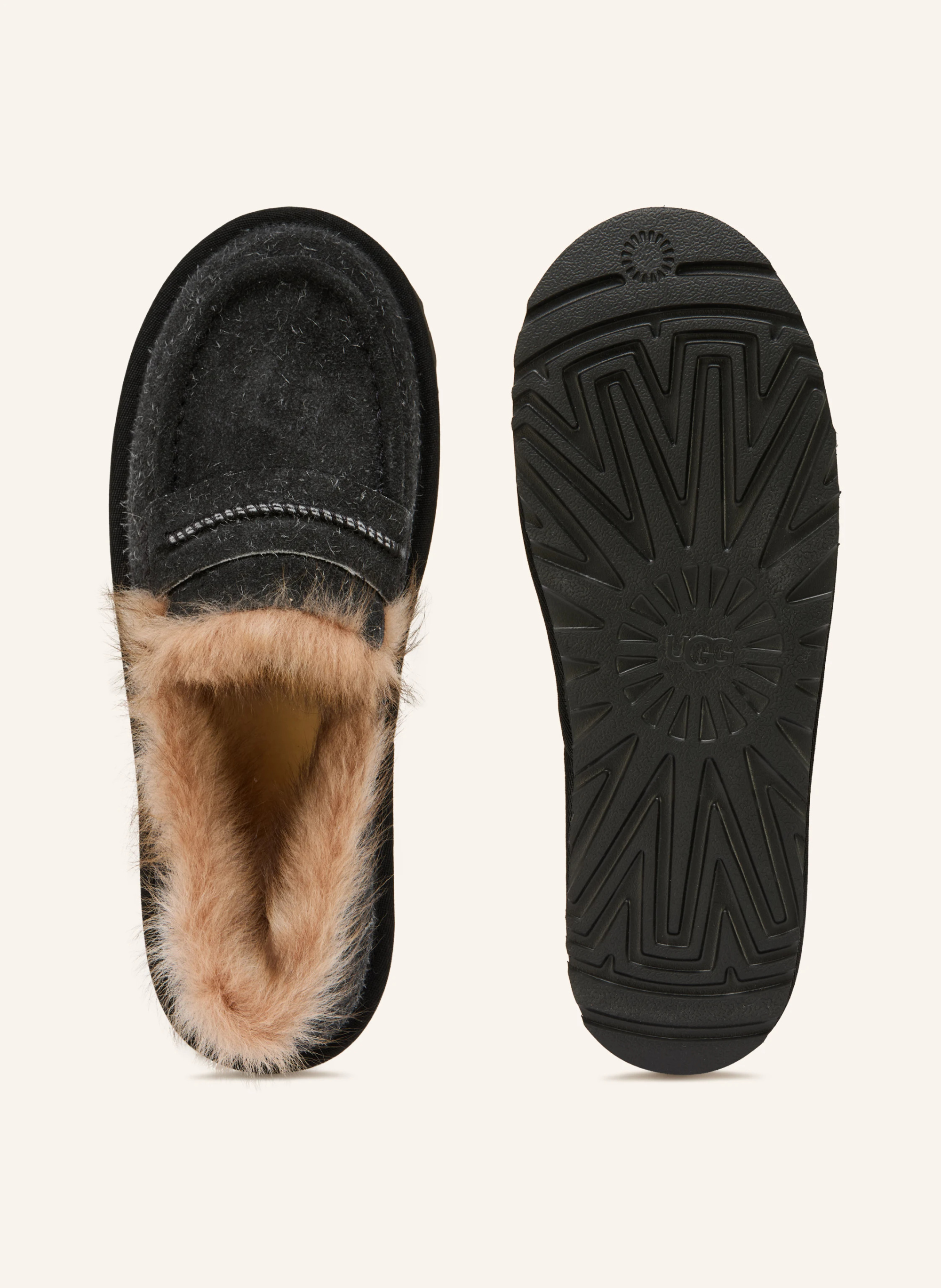 UGG Loafer ELLIS – SCHWARZ / BEIGE