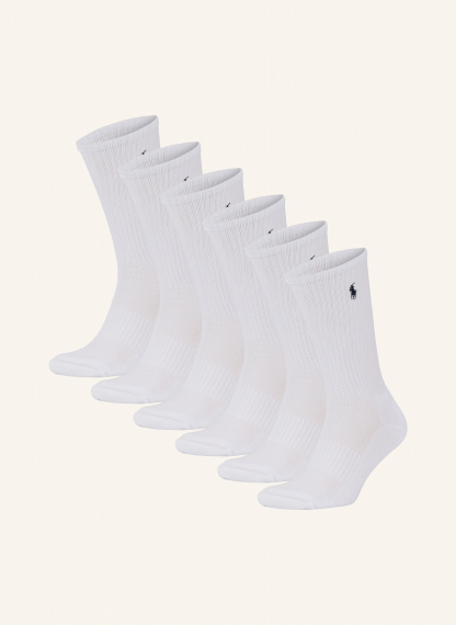 POLO RALPH LAUREN 6er-Pack Socken – 001 WHITE