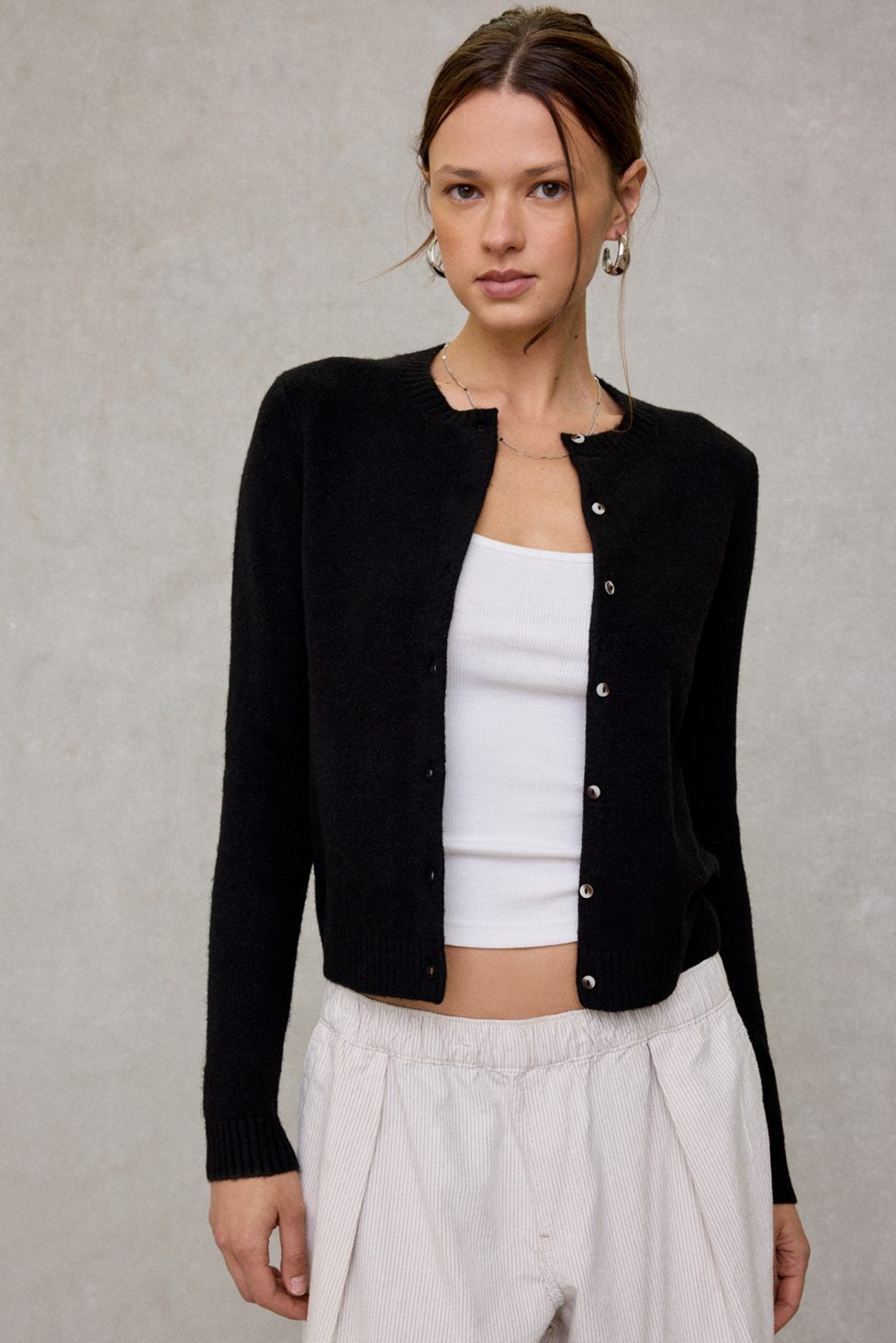 BDG So Soft Cardigan - Black
