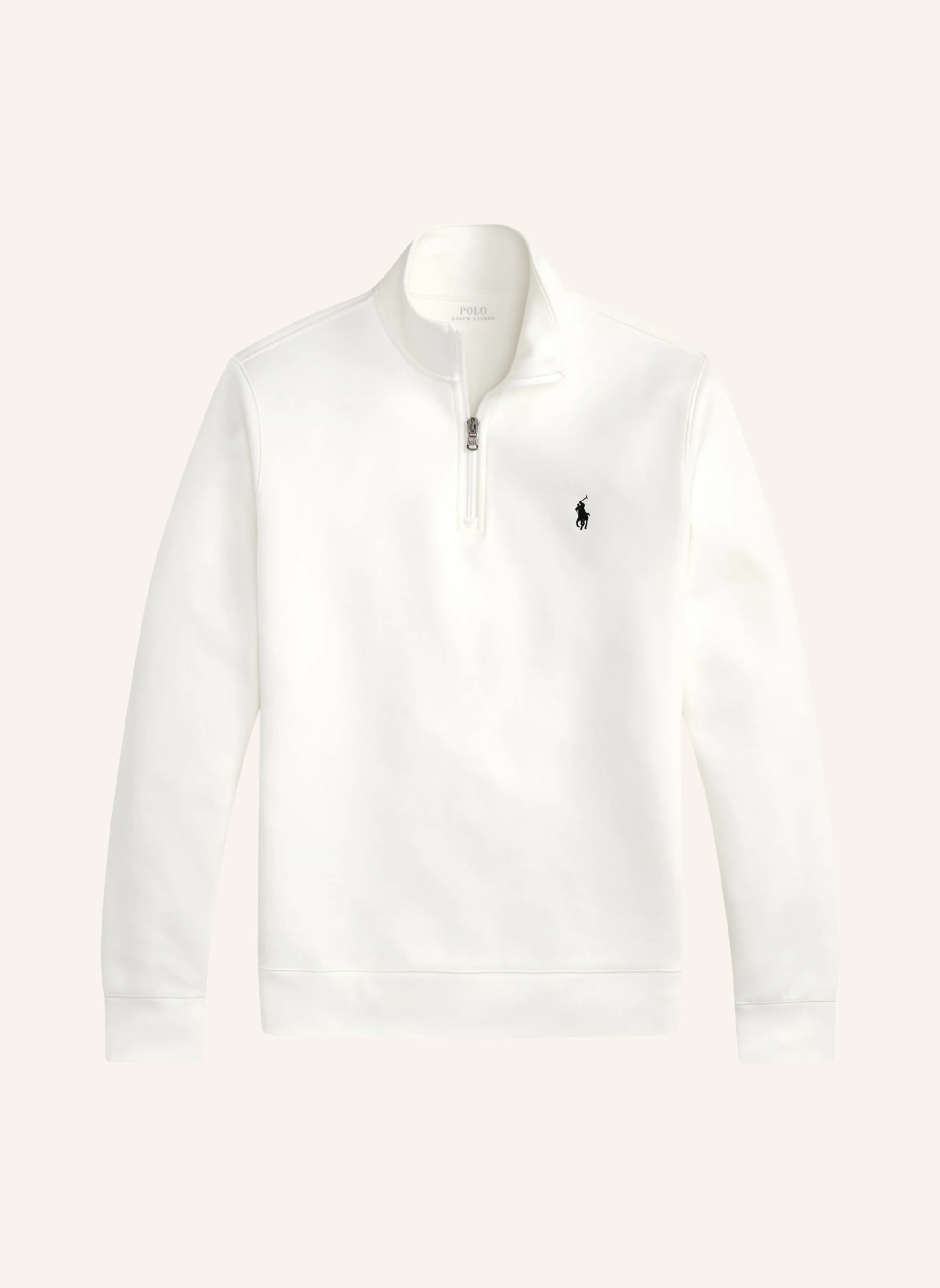 POLO RALPH LAUREN Jersey-Troyer – WEISS / SCHWARZ