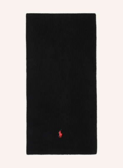 POLO RALPH LAUREN Schal aus Merinowolle – SCHWARZ (2)