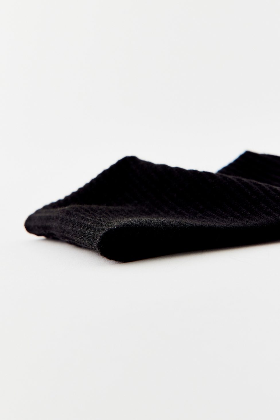 Ribbed Soft Headband - Black