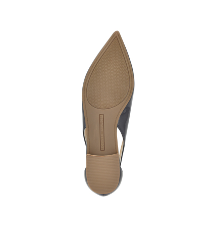 Tommy Hilfiger Women's Velahi Cutout Pointy Toe Flats - Dark Blue Patent