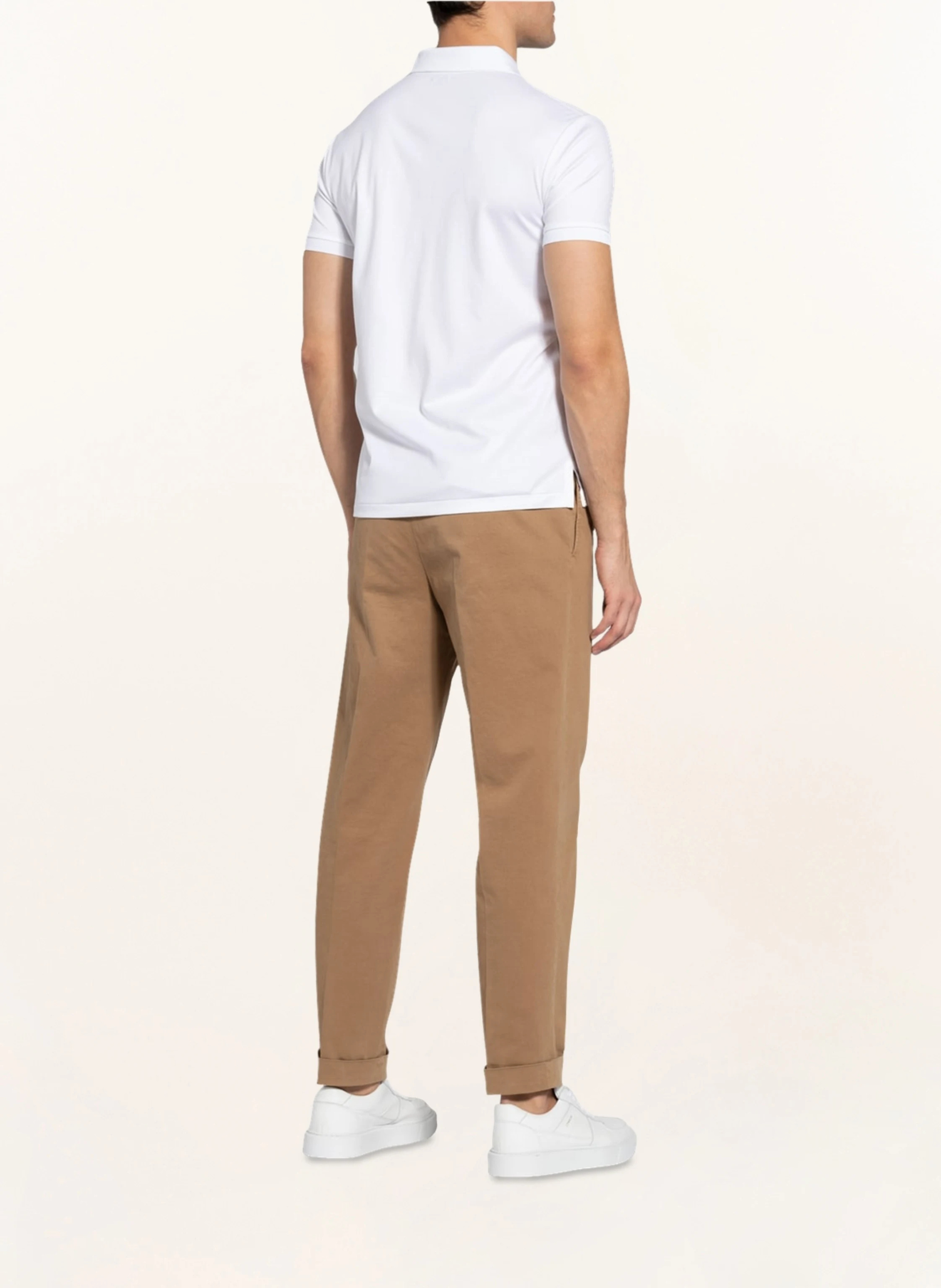 POLO RALPH LAUREN Jersey-Poloshirt Custom Slim Fit – WEISS