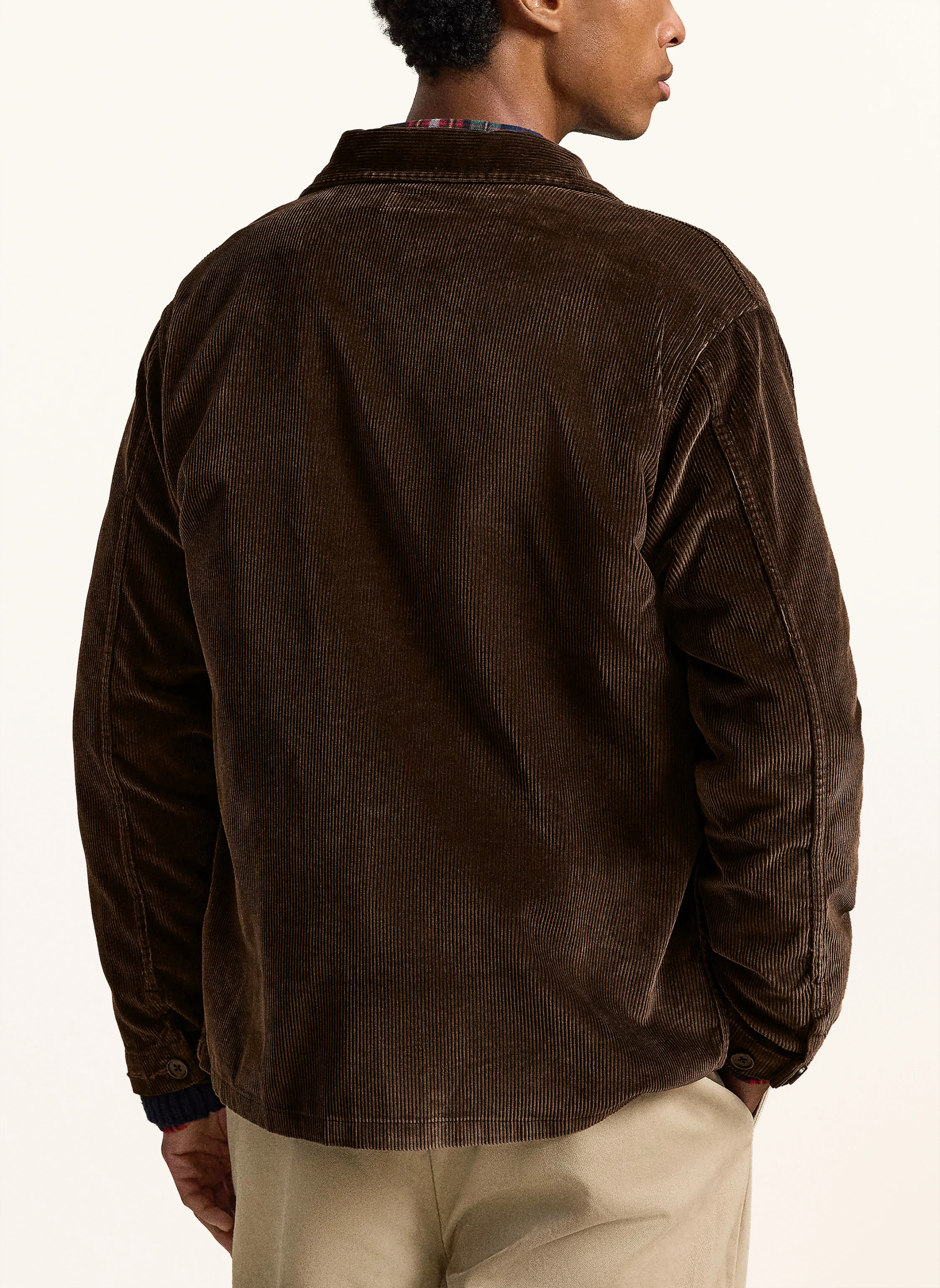 POLO RALPH LAUREN Cord-Overshirt – DUNKELBRAUN