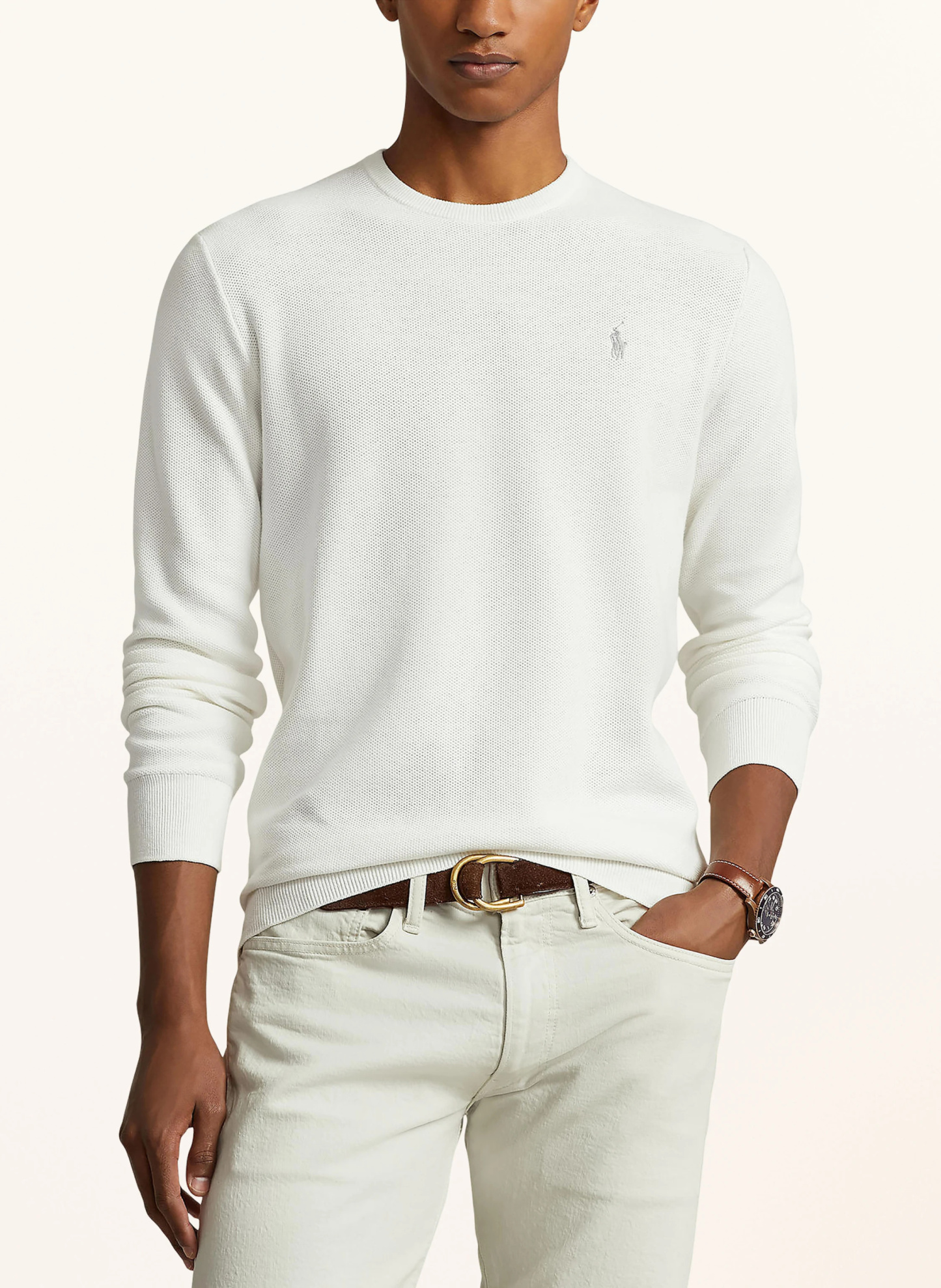 POLO RALPH LAUREN Pullover – WEISS