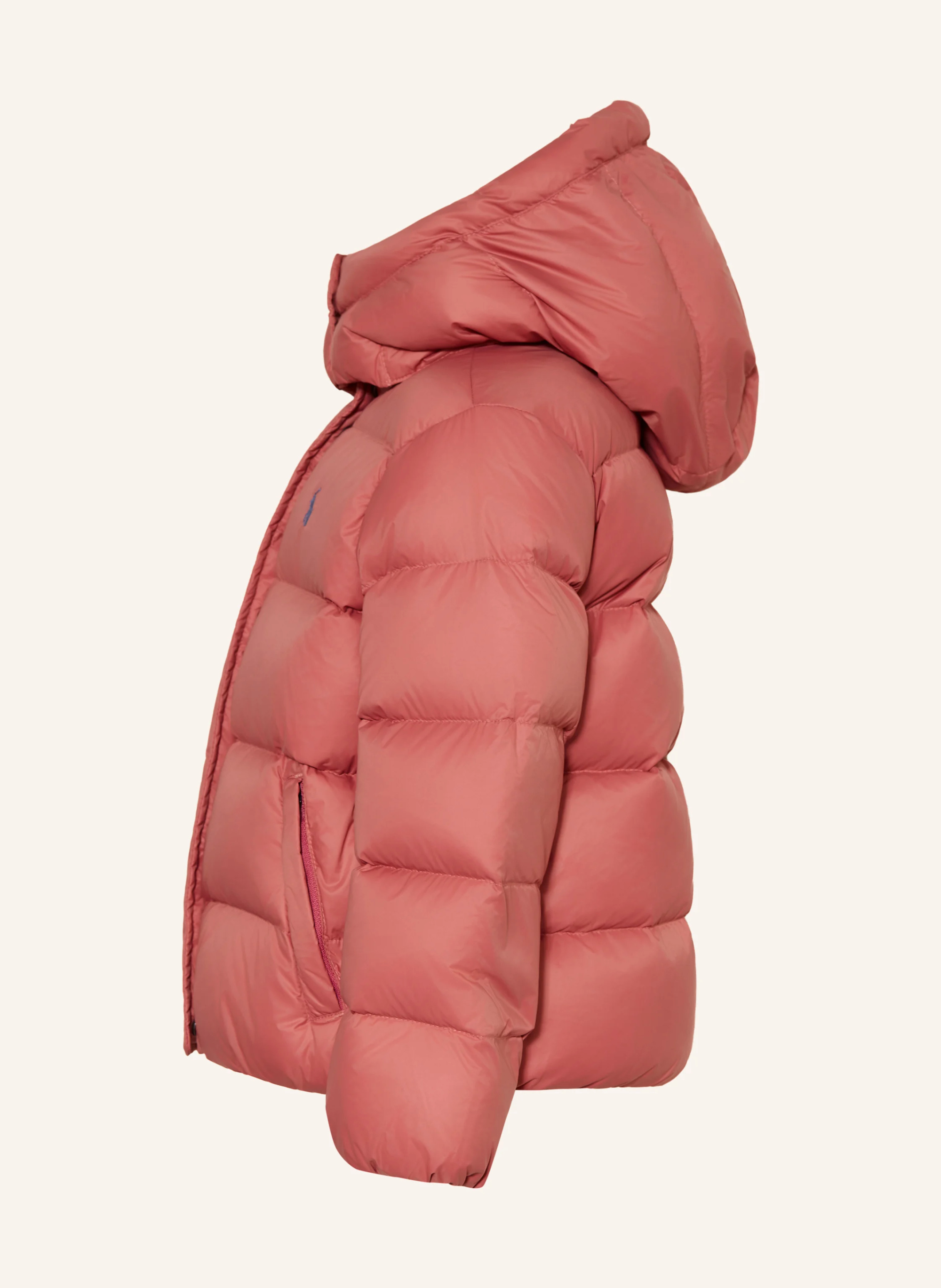 POLO RALPH LAUREN Daunenjacke mit abnehmbarer Kapuze – PINK