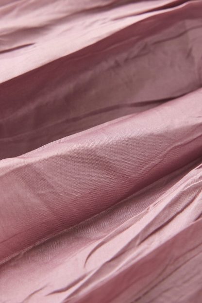 Kimchi Blue Whirlpool Crinkle Low-Rise Maxi Skirt - Pink