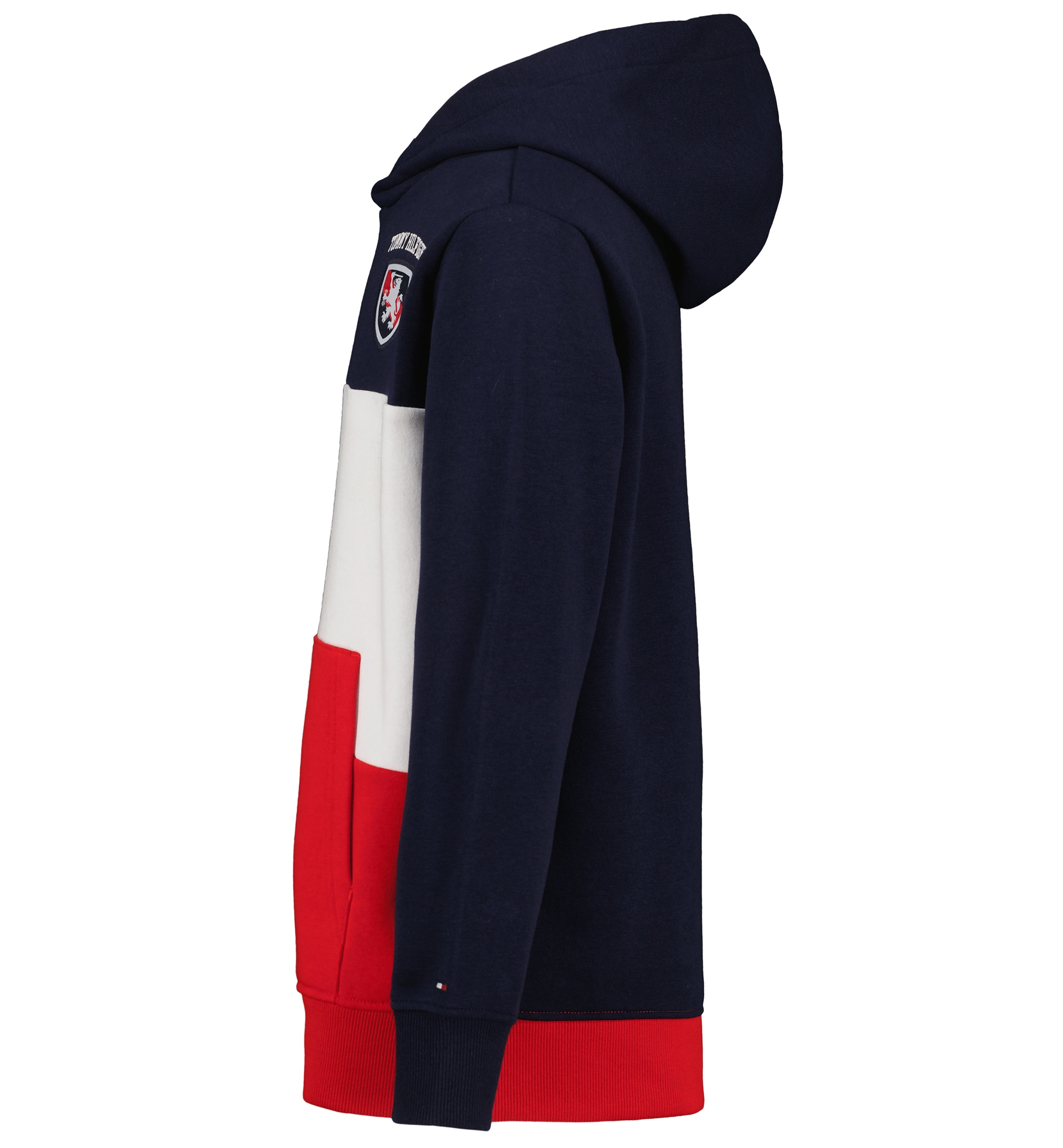 Tommy Hilfiger Boys' 8-20 Color-Blocked Logo Hoodie - Navy Blazer