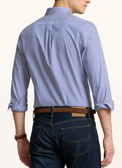 POLO RALPH LAUREN Hemd Slim Fit – BLAU / WEISS