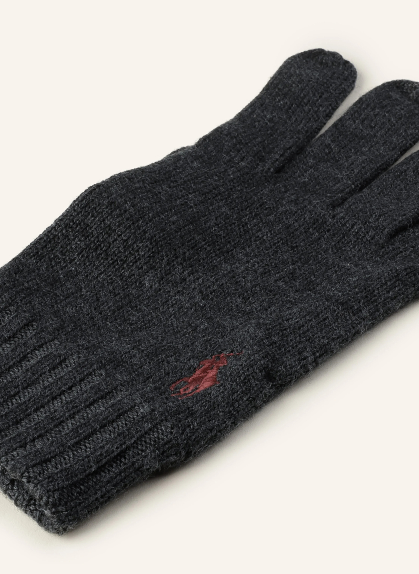 POLO RALPH LAUREN Handschuhe aus Merinowolle – DUNKELGRAU