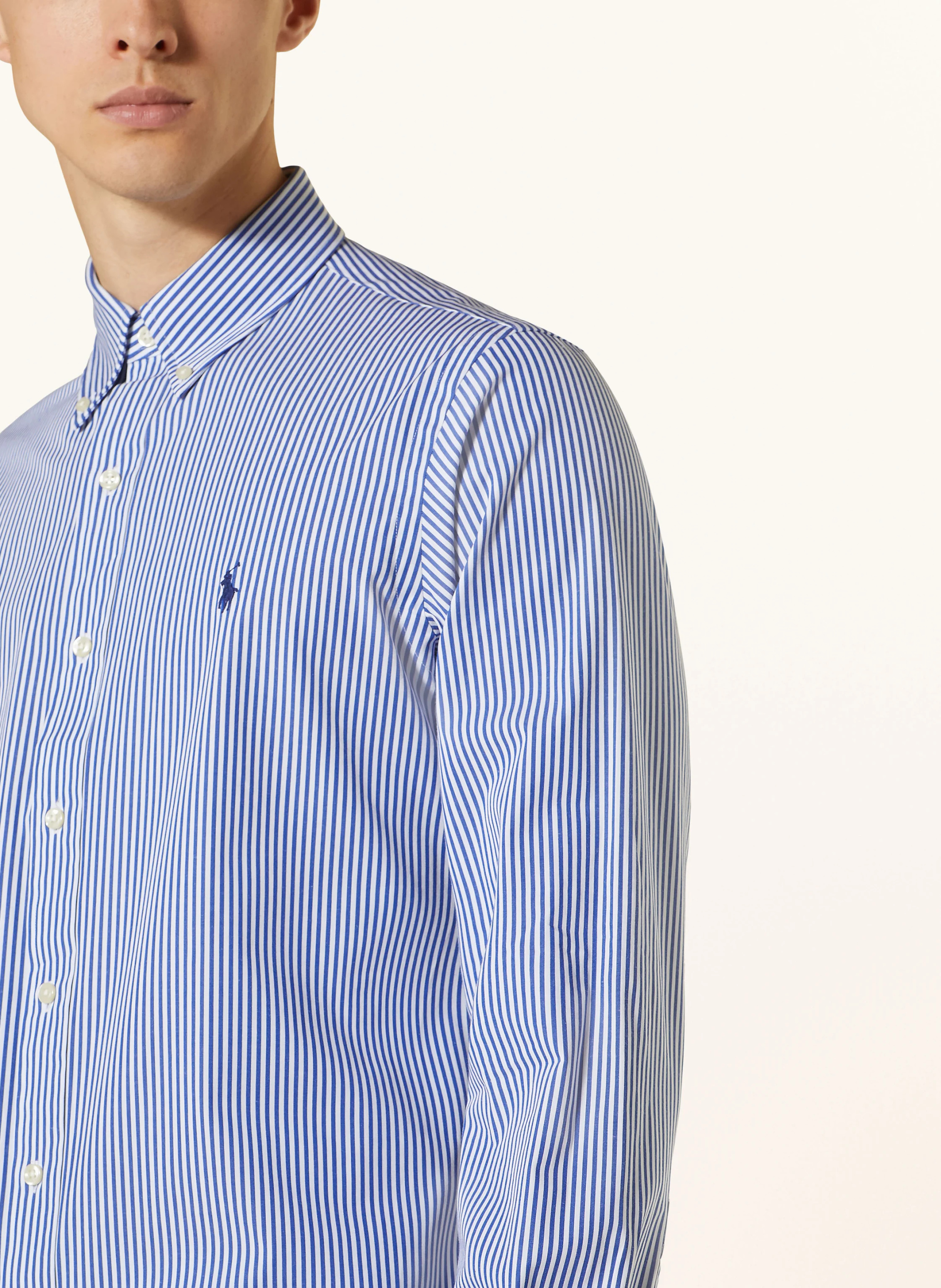 POLO RALPH LAUREN Hemd Custom Fit – BLAU / WEISS (2)