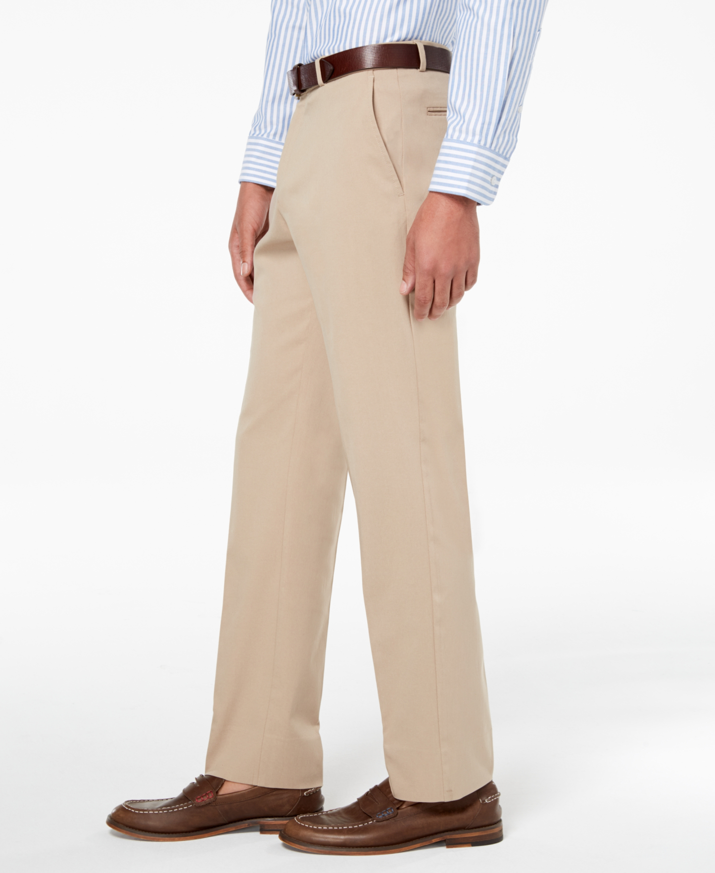 Tommy Hilfiger Men's Modern-Fit TH Flex Stretch Solid Performance Pants - Tan