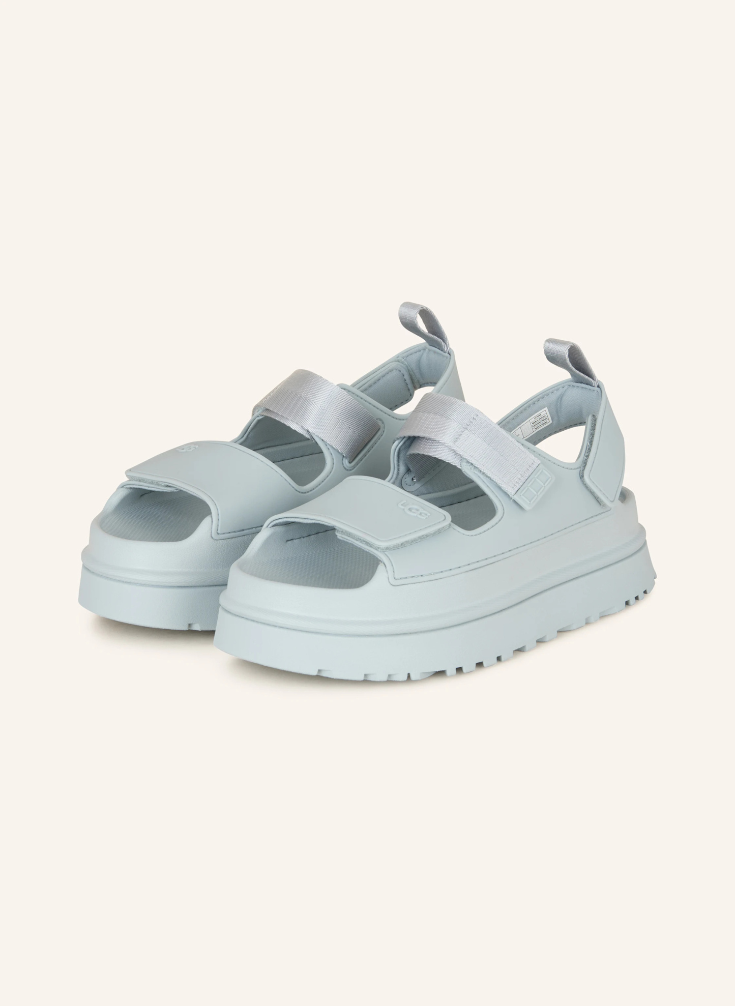 UGG Plateau-Sandalen GOLDENGLOW – HELLBLAU