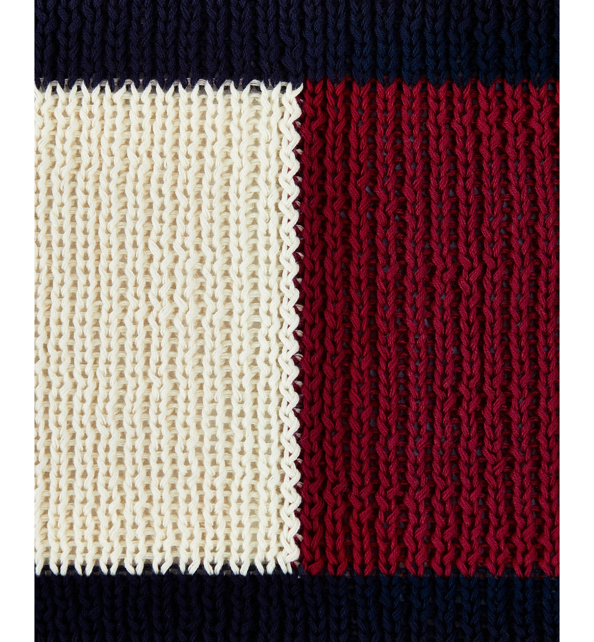 Tommy Hilfiger Rib Knit Flag Novelty Decorative Pillow, 11" x 18" - Core Navy, Red, White